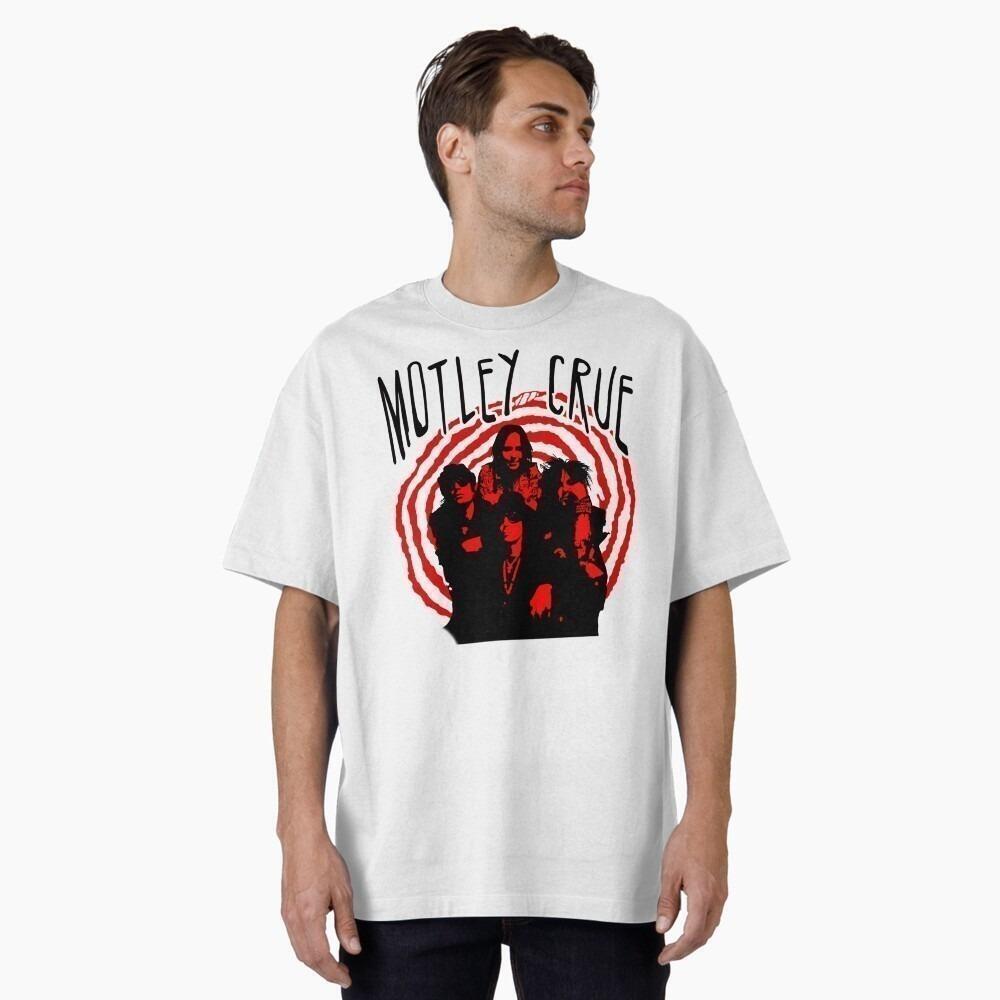 Motley Crue Face Member Abstract Red Line Unisex T-Shirt